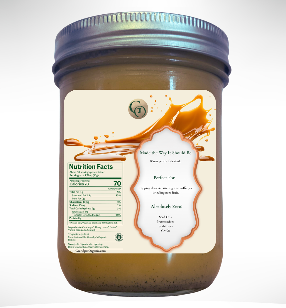 Grandpas Organic - Caramel Sauce